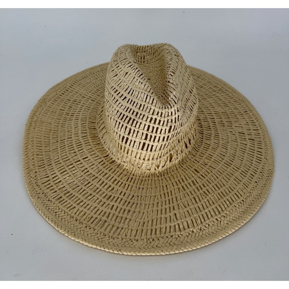 Wyeth Straw Hat Light Tan Rancher NWT
